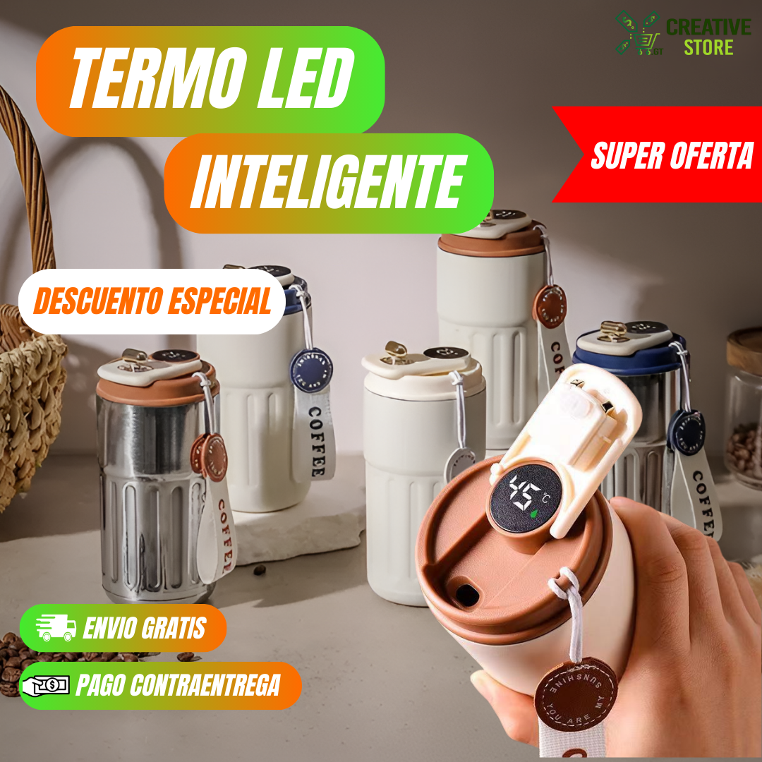 TERMO INTELIGENTE ☕ CON ENVIÓ GRATIS + OBSEQUIO