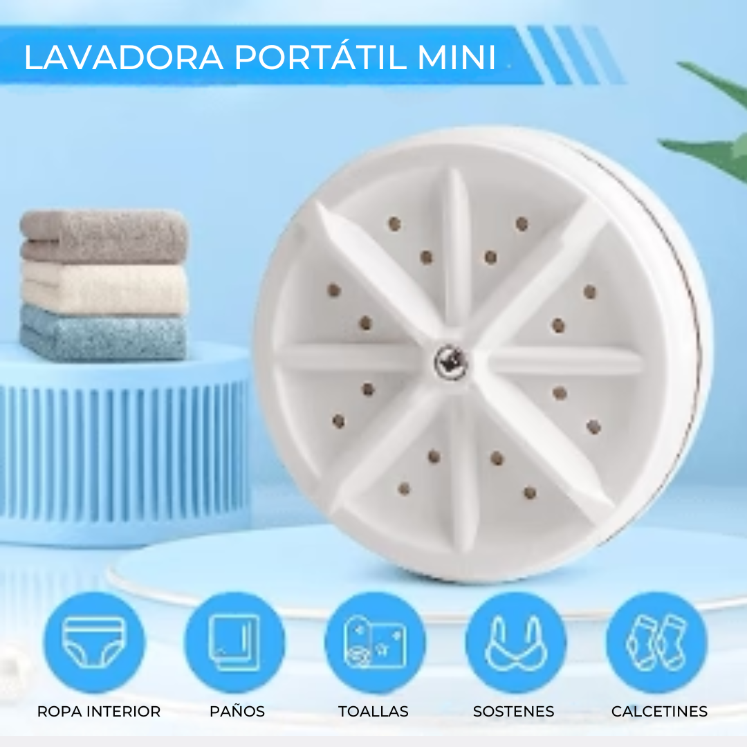 SpinClean™ - mini lavadora portátil