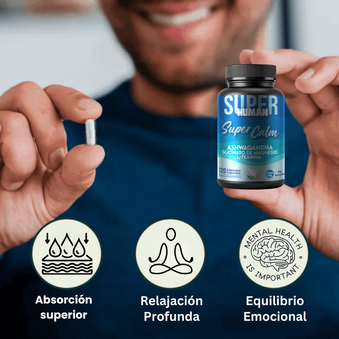 SuperCalm: Magnesio 100% Natural para Reducir el Estrés y Mejorar Tu Enfoque.